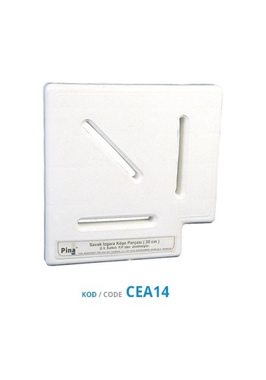 PİNA HAVUZ SAVAK IZGARASI KÖŞE PARÇASI  20CM-90 Y:24MM