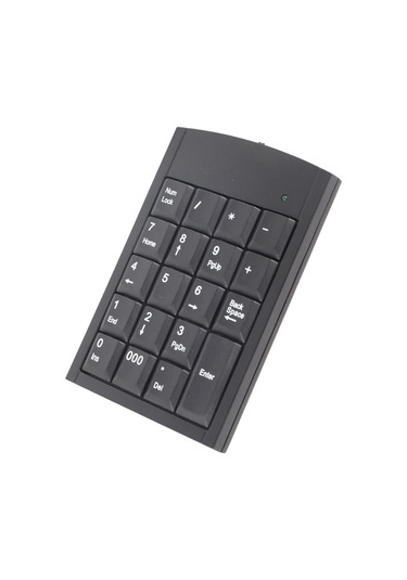 Yaozixa Usb Nümerik Klavye, Taşınabilir İnce Tasarım, Veri Girişi Kolaylaştırıcı, Dürtüye Dayanıklı, Tüm Bilgisayarlarda Uyumlu
