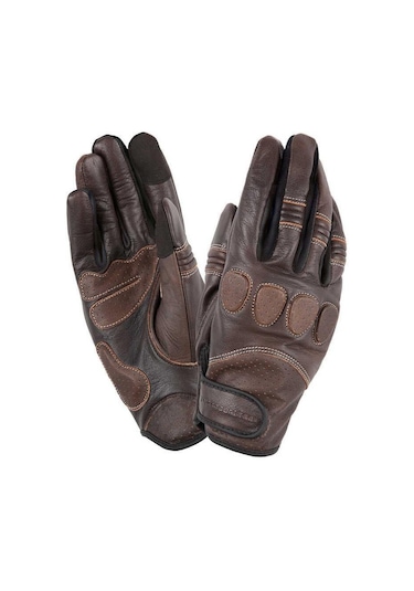 Tucano Urbano Gig Pro Deri Motosiklet Eldiveni Vintage