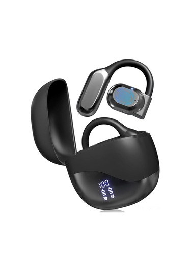 Youmex M62 Açık Kulaklı Ows Bluetooth Kulaklık - 144 Dil Gerçek Zamanlı Çeviri, Aı Teknolojisi, Müzik Ve Konuşma - Siyah