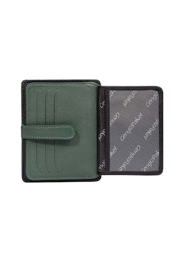 Cengiz Pakel Hakiki Deri Kartlık 2453-Siyah-Yeşil (432621380)-2453-Siyah-Yeşil