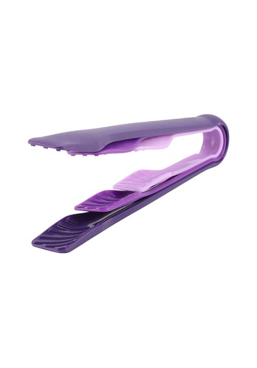 Lemestar Üçlü Gıda Kolu - Sağlıklı Plastik, Kaymaz Tutma, Yıkama Kolay - Ev, Kamp, Parti İçin Mor Mor