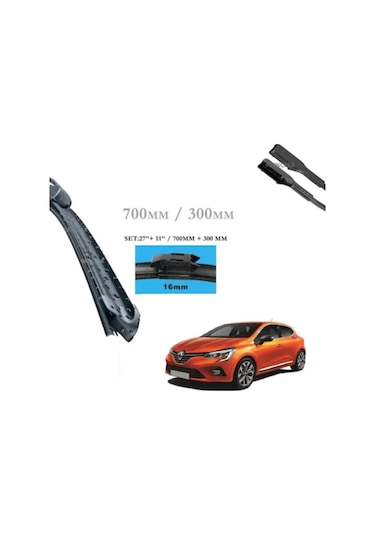 GPR Renault Clıo 5 Sılecek Takımı 700-300 MM (2020 Ve Sonrası)