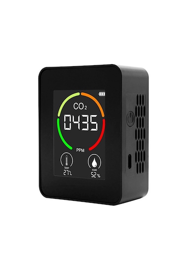 Aek-tech Co2 Dedektörü Taşınabilir 400-6000ppm Ev Ofis Sera Hava