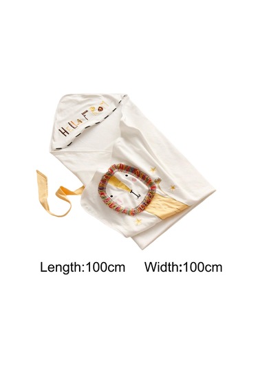 Suntek Kapşonlu Bebek Havlusu Karikatür Battaniyesi Stil-a