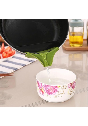 Mutfak Aletleri Silikon Huni Araçları Dökülme Önleyici Yeşil Diğer