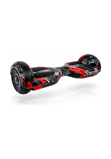 Elektrikli Kaykay Hoverboard Bluetooth Hoparlörlü RS-S5 Red Extreme Grafiti