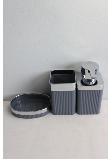 Maxel Mimoza 3 Lü Banyo Seti Y-879 Çok Renkli