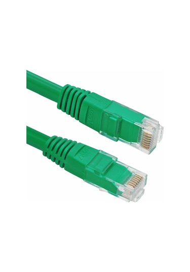 Vcom Np611B-N-5.0 Cat6 5.0Mt Yeşil Utp Patch  Kablo