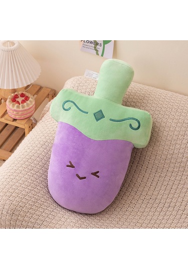 Jian Fan Yastık Kanepe Başlığı Yastık Ofis Şekerleme Yastığı - Beyaz Beyaz