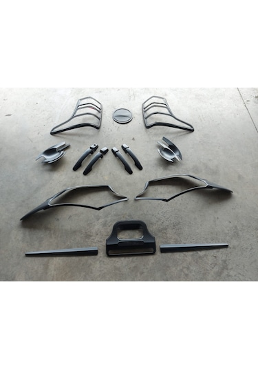 Türkmen Mitsubishi L200 Siyah Set 6 Parça 2016-2019 Model
