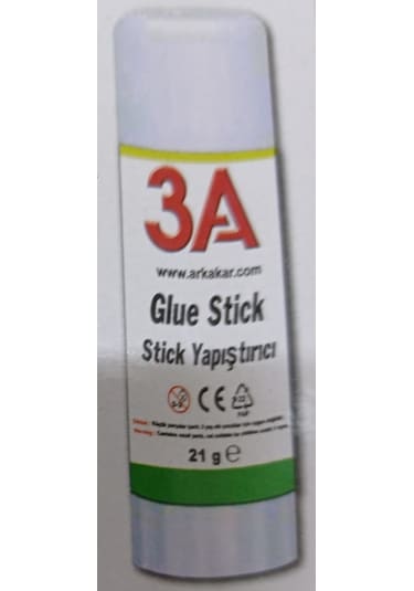 3A Glue Stick Yapıştırıcı 21 Gr 12'li Paket