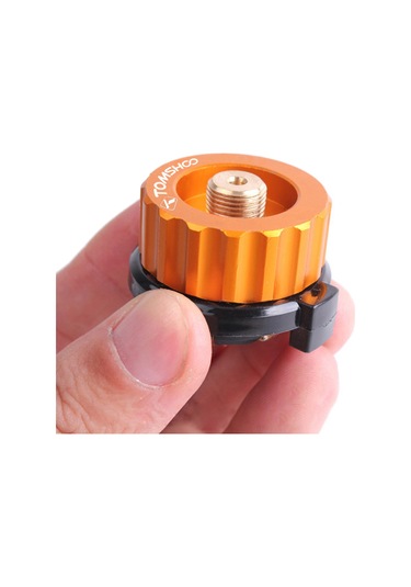 Tomshoo Turuncu Açık Gaz Şişesi Adaptörü Gaz Şişesi Braketi Gaz Doldurma Turuncu