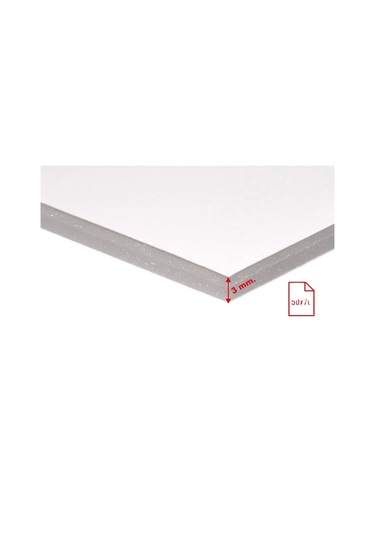 Evenart 50 70 Cm 3 Mm Beyaz Maket Kartonu 3 Adet