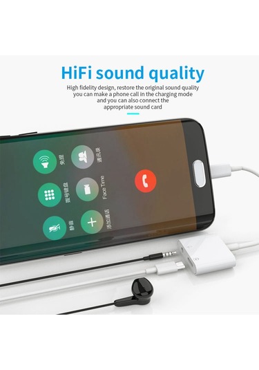 Mh-cm33s Usb-c - 3,5 Mm Kulaklık Ses Adaptörü Type-c Jak Aux Dongle Dönüştürücü