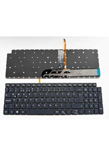 Dell Vostro 3510, 5510, 5515, 7510, Klavye Aydınlatmalı Tuş Takımı
