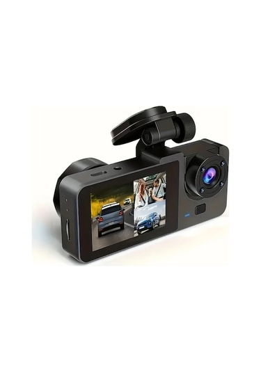 Sandwich Motion003 Ourlıfe 1080p Çift Lens Araç Kamerası, Gece Görüş 2 Ekran