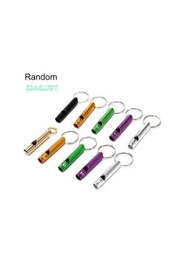 Açık Acil Yüksek Sesli Alüminyum Alaşımlı Hayatta Kalma Eğitim Düdüğü 10 Adet Çok Renkli