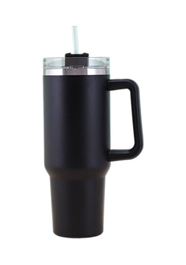 Meadow 304 Paslanmaz Çelik Araba Termosu 40 Oz - Isı Ve Soğuk Koruma Siyah - Siyah 1 L Siyah - Siyah