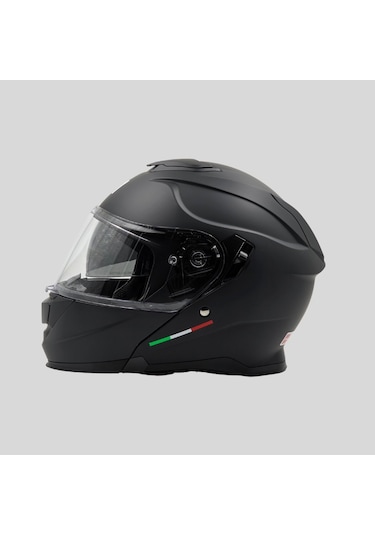 Arwic AR935 Mat Çene Açılır Ece-R 22.06 Motosiklet Kaskı Siyah