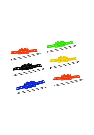 Suntek Kilitleme Bağları Ile Motosiklet Egzoz Susturucu Siyah