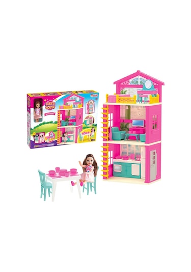 Fen Toys Lola'Nın 3 Katlı Evi Aksuarlı Oyun  Evi