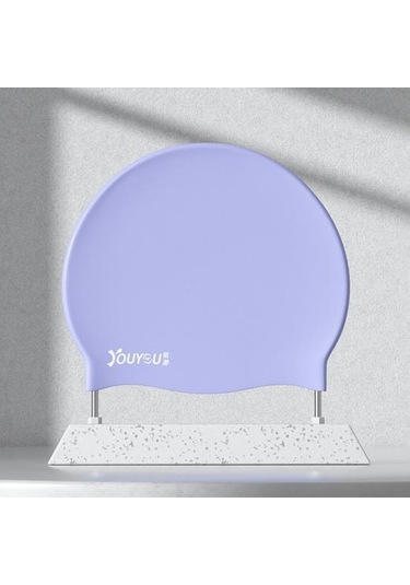 Pembe Silikon Yüzme Havuzu Kapağı Bere Şapka Yumuşak Yüksek Elastik Aşınmaya Dayanıklı Düz Renk Kulak Koruyucu Uzun Saç Yüzmek Şapka Yetişkin İçin Pembe