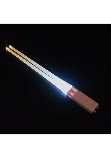 Chopssticks Led Işıklı Yemek Çubukları Ve Sofra Takımı Çift5 Beyaz