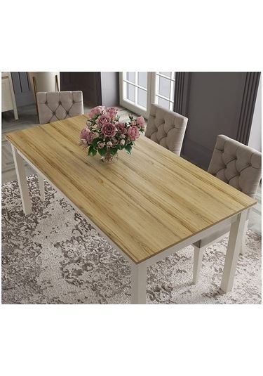 Sakura Beyaz - Dişbudak Frn - 21023-160 Misto Açılabilir Masa Beyaz - Ceviz