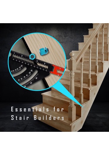 2 Adet Yüksek Merdiven Ölçer, Düzenleme İşareti Tekrarlayan Açıları Çerçeve Kare Ekleme Alet Seti