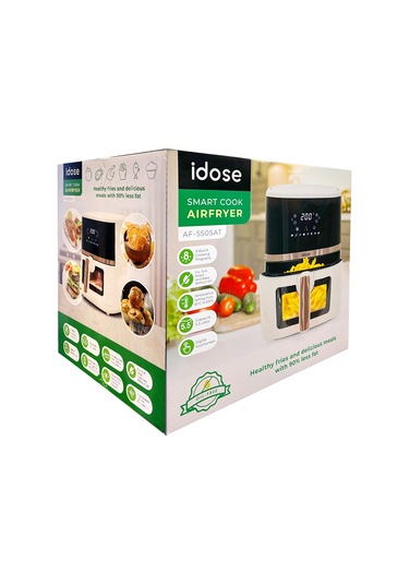 İdose Smart Cook AF-5505AT 5.5 LT Airfryer Fritöz