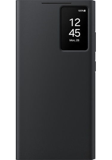 Samsung Uyumlu Galaxy S24 Ultra Akıllı Ekranlı Cüzdanlı Kılıf