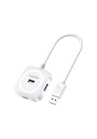 VegGieg 4 Portlu Usb 2.0 Çoklayıcı Hub Beyaz