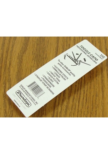 Jim Dunlop 11C Advanced Guitar Capo Curved Elektro ve Akustik