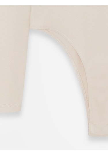 Dilvin 32695 Uzun Kollu Bodysuit-taş Taş