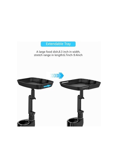 Wondernest Araba İçecek Masası Yemek Rafı Cep Telefonu Tutacağı Pratik Araç İçi Düzenleyici Std