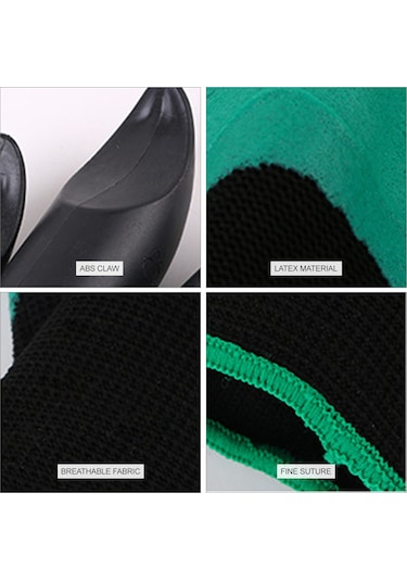 Teltree Yeşil Bahçe Eldiveni 8 Abs Pençe İle Toprak Kazma, Ekim Ve Koruma - Dayanıklı Lateks Kaplama Bahçıvan Eldiveni