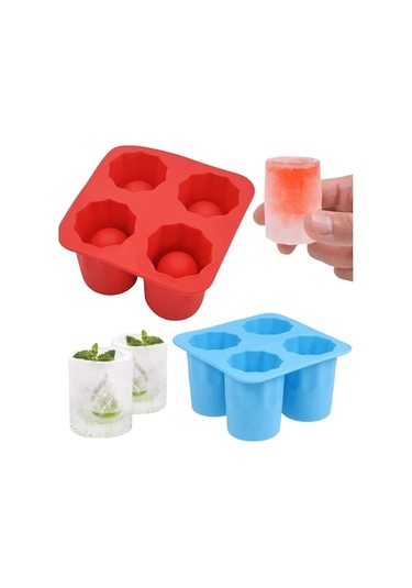 Wondernest Tepsileri Silikon Küpü Küpü Jialan Dev Buz Buz Adet 4 2 Xi Çok Renkli