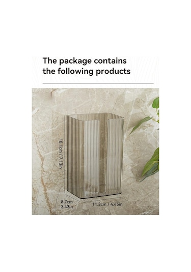 Grey-worthbuy Doku Kutusu Duvara Monte Tuvalet Mutfak Kleenex Tutucu Banyo Islak Mendil Tutucu Peçete Kağıt Kutusu Yüz Maskeleri Saklama Kutusu