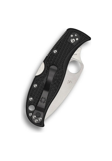 Spyderco Leafjumper Black Lightweight Vg-10 Spyderedge Kamp Çakı Siyah