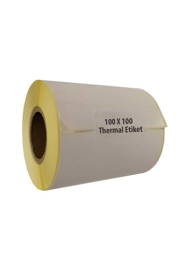 100x100 Yapışkanlı Termal Kargo Etiketi 500 Sarım Termal Etiket