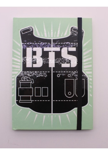 Lastikli Noktalı Sert Kapak BTS Defter