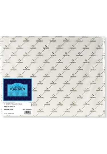Canson Heritage Suluboya Kağıdı 300 G 56 x 76 CM 10 Yaprak Soğuk Baskı Orta Grenli