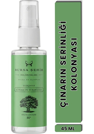 Uluçınar Çınarın Serinliği Kolonyası 45 Ml Kolonya Sprey