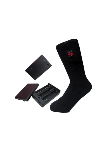 Suntek 2x Unisex Elektrikli Isıtmalı Çorap Ile Pil-kutusu-usb