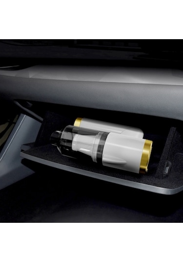 Besthome1 Taşınabilir Kablosuz Araç Şarjlı Süpürge - 9000pa Güçlü Emiş, 120ml Hazneli, Katlanabilir Q8 Modeli