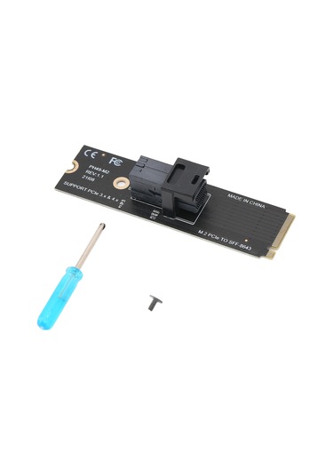 Yuntech01 M.2 Nvme'den U.2'ye Pcı-e4.0 Çevirici Adaptör Kartı - Sff8643 Arayüzü, 64gt/s Hız, 2280 Boyutu Ph49-m2