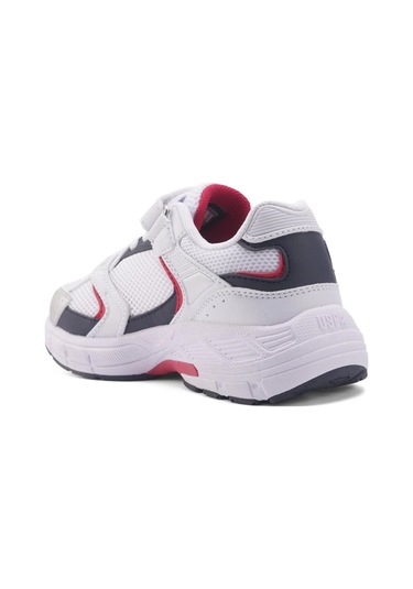 U.s. Polo Assn. Felix Jr 4fx Çocuk 31-35 Beyaz-lacivert-kırmızı Günlük Spor Ayakkabı-beyaz