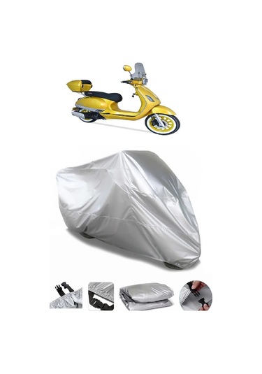 Arora Safari 50 Gri Motosiklet Brandası Premium Kalite