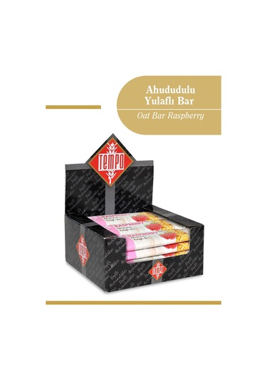 Ahududulu Yulaflı Bar 40 G X 12 Adet